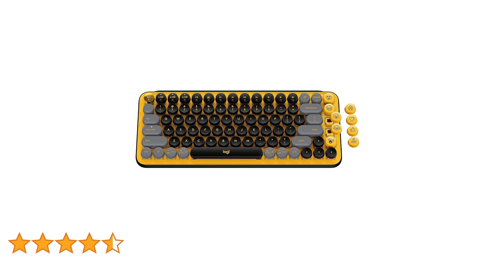 Logitech Pop Keys Yellow 英語配列　新品 輸入品 ロジテック Logitech Pop Keys Yellow メカニカル ワイヤレス